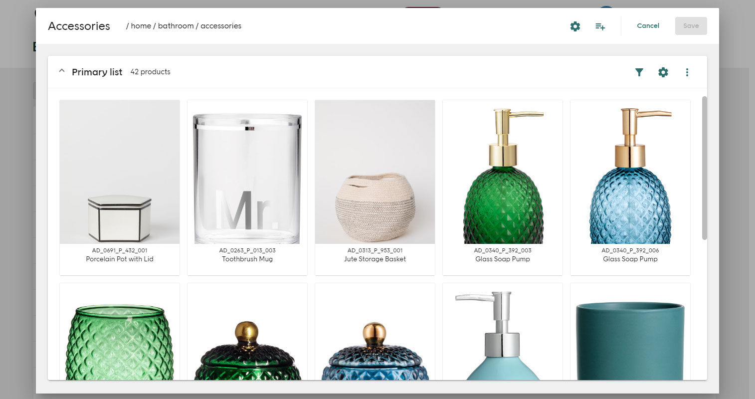 Pages overview screenshot